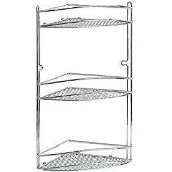 Mensola d'angolo a stella triple di Artex, dimensioni: 21x21x46h cm