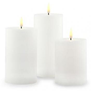 Set di Candele LED Sirius in Seta (3 pz)