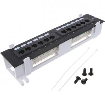 12-Port RJ45 Networking Wall Mount Patch Panel