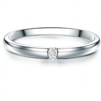 Trilani Verlobungsring aus Silber mit 1 ct Topas