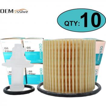 10pcs 04152YZZA6 Engine Oil Filters for Toyota C-HR Corolla Prius V Scion IM XD Pontiac Lexus