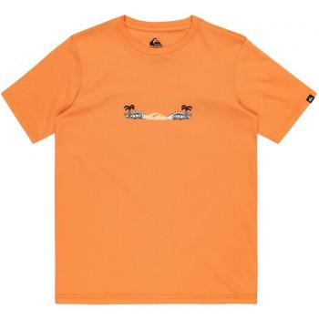 T-shirt Quiksilver Surf Core manica corta arancio per bambini
