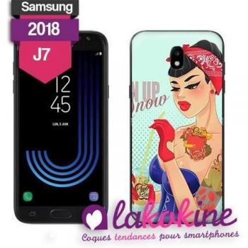 Funda Samsung Galaxy J7 2018 Estilo Tatuaje Princesa