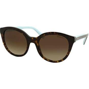 Tiffany TF4164 80153B Havana Round Sunglasses with Category 3 Lenses, Size 52mm