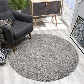 Sanat Hochflor-Teppich »LOCA«, rund, 30 mm Höhe, Wohnzimmer, Langflor, Shaggy, Schlafzimmer