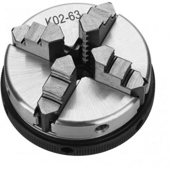 Portabrocas de metal con 4 mandíbulas para torno K02-63