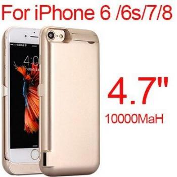 10000mAh Battery Charger Case for iPhone 6, 6s, 7, 8 Plus