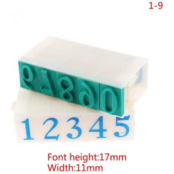 Lettres timbres alphabétiques A à Z avec chiffres 1-9 pour scrapbooking