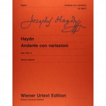Andante con Variazioni f-Moll: Nach Autograf, Abschrift und Erstausgabe. Hob. XVII:6. Klavier. (Wiener Urtext Edition)