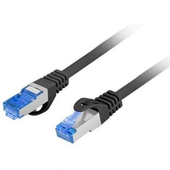Lanberg Patchcord cat. 6 FTP 0.25m, Black (S/FTP, CAT6a, 0.25 m), Netzwerkkabel