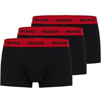 Pack de 3 boxers negros HUGO para hombre - Talla XL