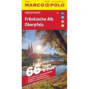 MARCO POLO Freizeitkarte 34 Fränkische Alb, Oberpfalz 1:100.000