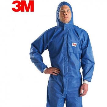 Combinaison 3M 4532 salle blanche, capuche, élastique à la taille, antistatique, anti-chimique, type 5/6 M/L/XL/XXL