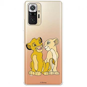 Cover Ufficiale Disney Il Re Leone Simba e Nala Silhouette per Xiaomi Redmi Note 10 Pro