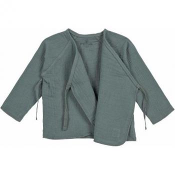 Camiseta Cruzada Lässig Verde Petrolado Kids