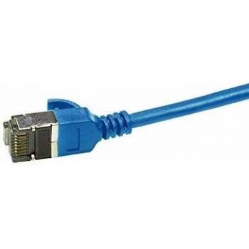 LOGILINK CQ9076S - Patch cable, Cat.6a, U/FTP, blue, 5 m
