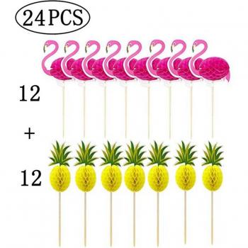 Decoración Tropical para Cupcakes