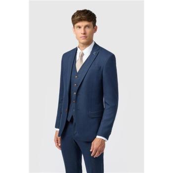 SlimFit Navy Stretch Blazer – 34S