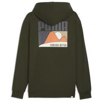 Sudadera con capucha Puma Better Sportswear verde caqui - M