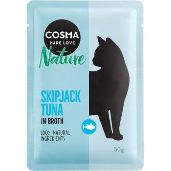 Cosma Nature 18 x 50 g en saquetas - Pack económico - Atún skipjack
