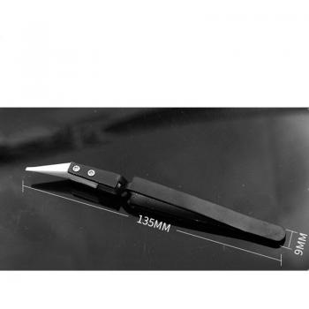 Ceramic Anti-Static Curved Tweezers