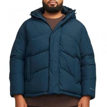 World Puffer de Jack & Jones – Manteau d'Hiver Grand Format – Capuche et Doublure Chaude