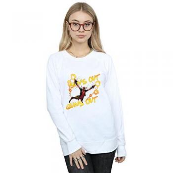 Deadpool Sun's Out Guns Out Hoodie – XL White