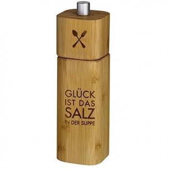 Salzmühle Glück ist das Salz in der Suppe
