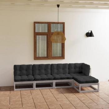 Set Sofás Pino Macizo VidaXL