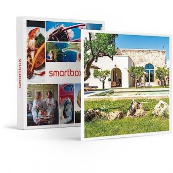 SMARTBOX Cofanetto Regalo Coppia - 1 Notte Di Charme Con Aperitivo In Salento Nel 5* Nohasi Palace Hotel - Idee Regalo Originale
