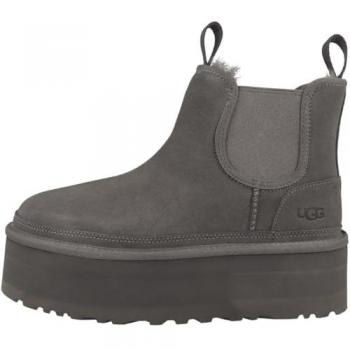 Botas UGG Neumel Platform Chelsea gris fuerte mujer - 37