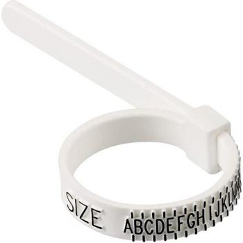 Cinta métrica para medir anillos