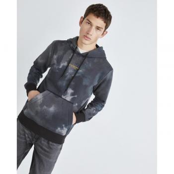 G-Star Raw - Sudadera con capucha para hombre Camo Logo Pecho Central