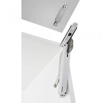Kit de compas relevable FREE SPACE - Ferrures droite/gauche - H200 à 650 mm - D - Anthracite - KESSEBOHMER