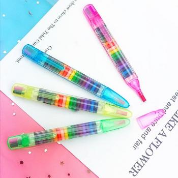 20-Color DIY Replaceable Pastel Crayon Pencil Set for Kids
