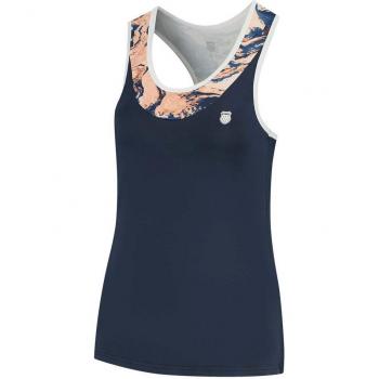 Camiseta De Tirantes K-Swiss Hypercourt 3 Mujer - Azul Oscuro, Multicolor