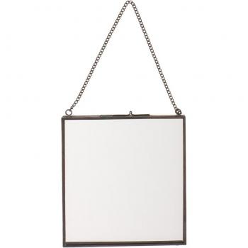 Double-Sided Glass Hanging Photo Frame