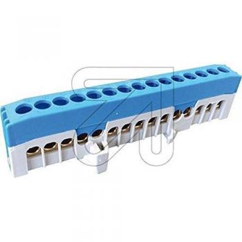 Pollmann Nullleiterklemme N15-F2 blau fingersicher