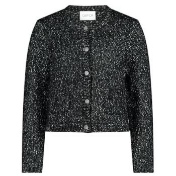 Cartoon Damen Cardigan mit Rundhalsausschnitt