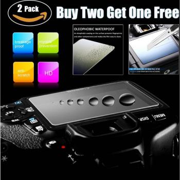 2PCS HD Tempered Glass Screen Protector Film for SONY A5000 A5100 A6000 A6300 A6500 A7 A7R A7S