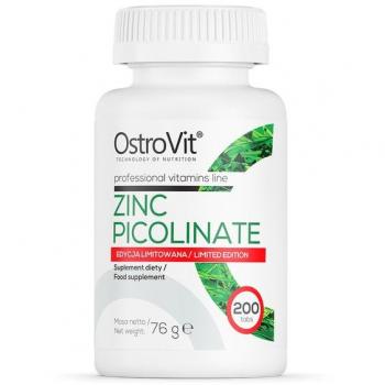 Ostrovit Picolinato de Zinco – 200 cápsulas, Edição Exclusiva