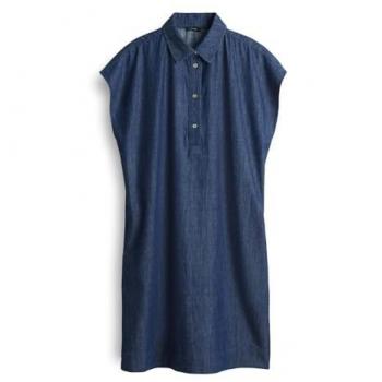 Camicia Abito Wellja Blu Notte