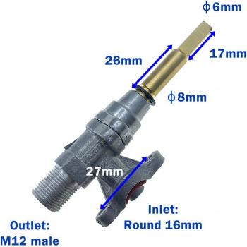 Laite 1/2PSI Gas Oven Surface Burner Control Valve