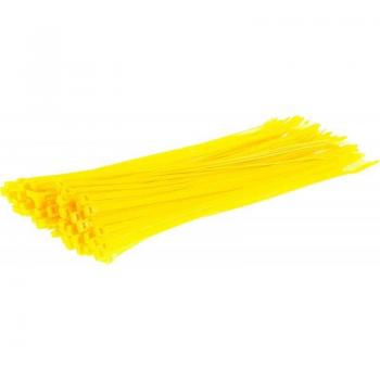 Fascetta Fermacavo 3,6mm x 150mm Gialla Nylon 66 Confezione 40 Pezzi