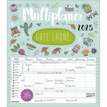 Multiplaner - Gute Laune 2025