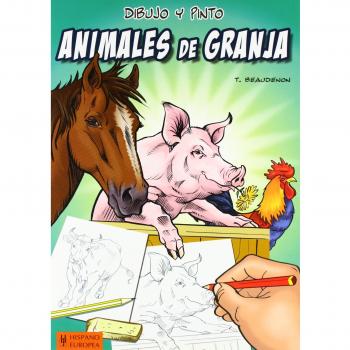 DIBUJO Y PINTO ANIMALES DE GRANJA