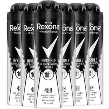 Rexona Men Deospray Invisible Anti-Transpirant Herren Männer 6 x 150 ml