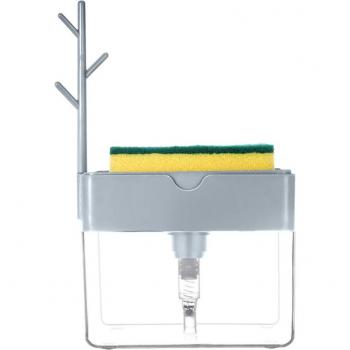 Refillable Soap Dispenser with Towel Storage Rack