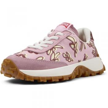 Baskets Camper Drift Trail rose et marron pour enfant - 34
