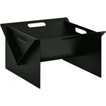 Braciere da Giardino con Maniglie 50x45x30cm in Acciaio